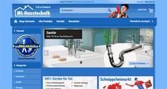 Desktop Screenshot of ml-haustechnik.com