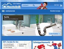 Tablet Screenshot of ml-haustechnik.com